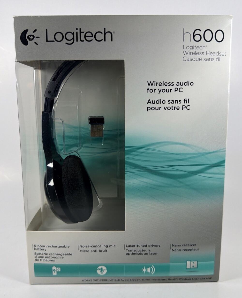 Logitech H600 Wireless Headset - Open Box